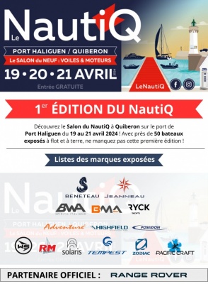 Salon NAUTIQ QUIBERON - Port Haliguen  du 19 au 21 avril 2024.